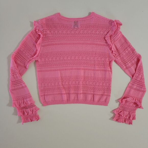 Misa Los Angeles Kelly Knit Top Coral-Pink - Picture 15 of 16